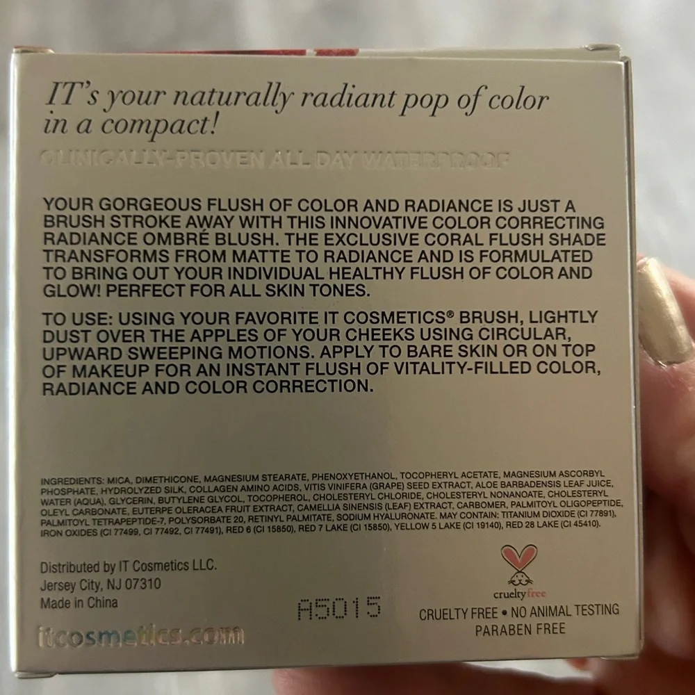 IT Cosmetics CC + Radiance Ombré Blush New in Box!